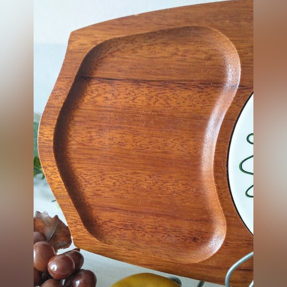 1970s "Gail Craft Quality Woodenware Japan" - Cheese Board - Picture 8 of 10